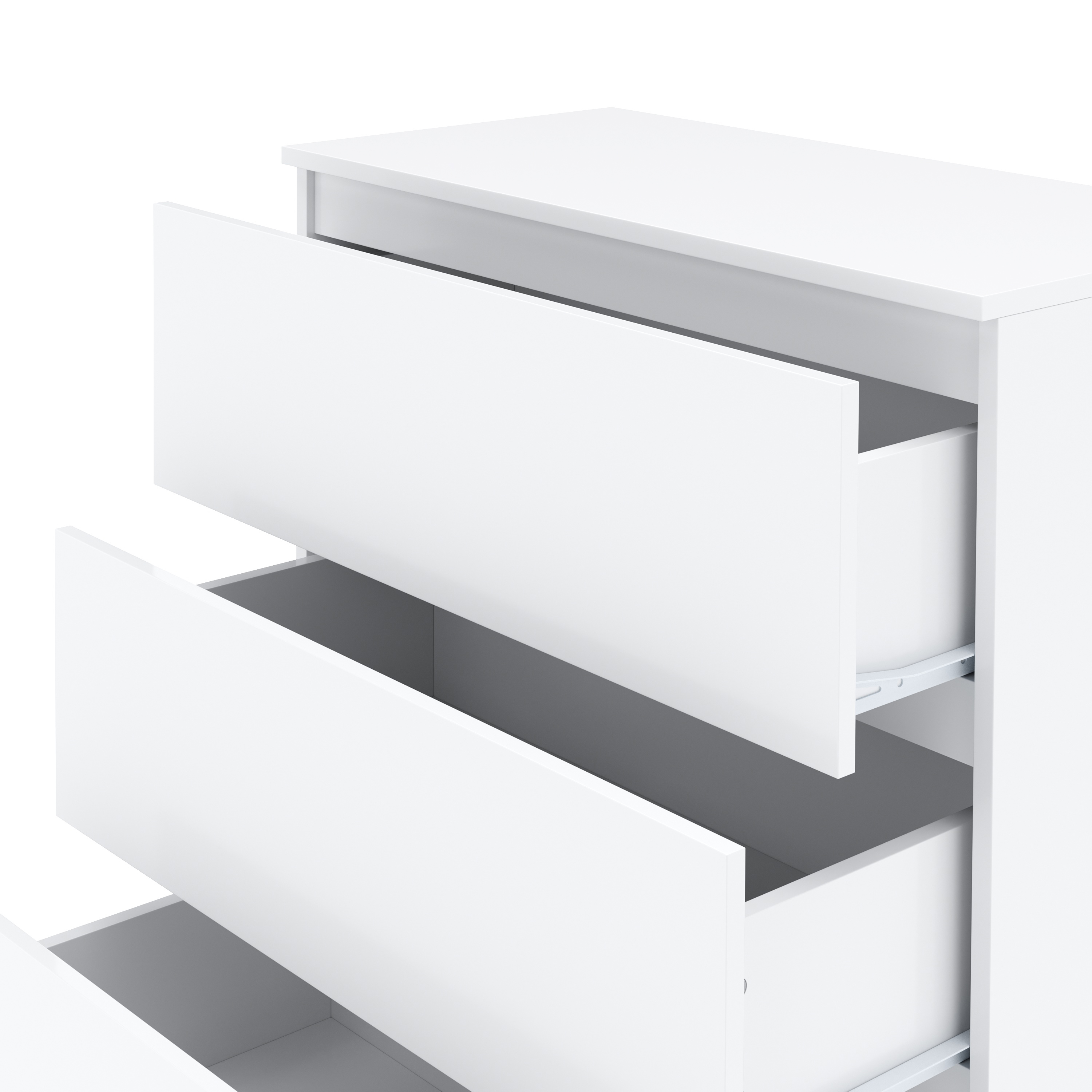 Kommode TALA 3 Schubladen 70 x 77 cm weiss
