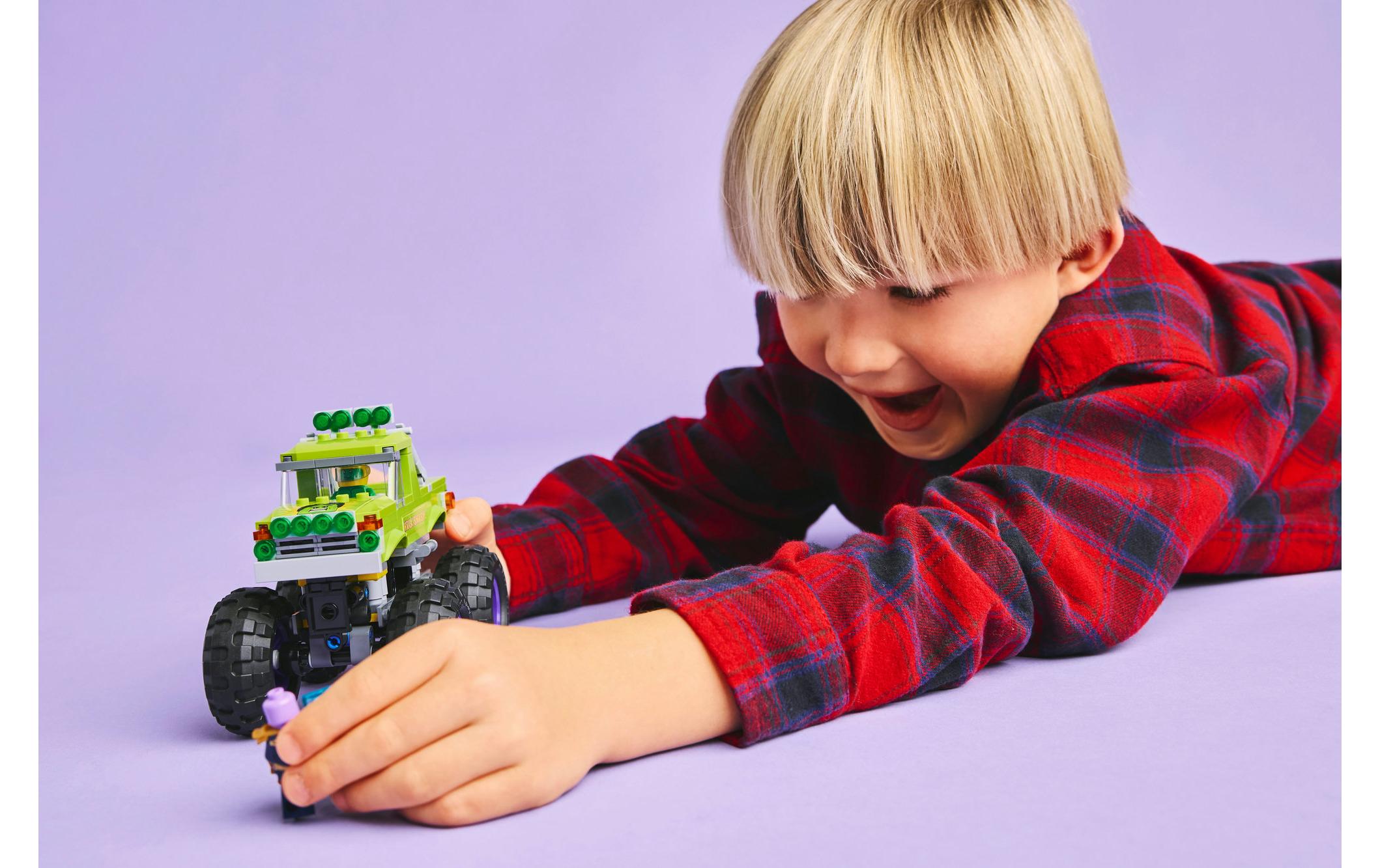 Marvel Hulk-Truck vs. Thanos 76312Marvel Monstertruck mit dem Hulk und Thanos
