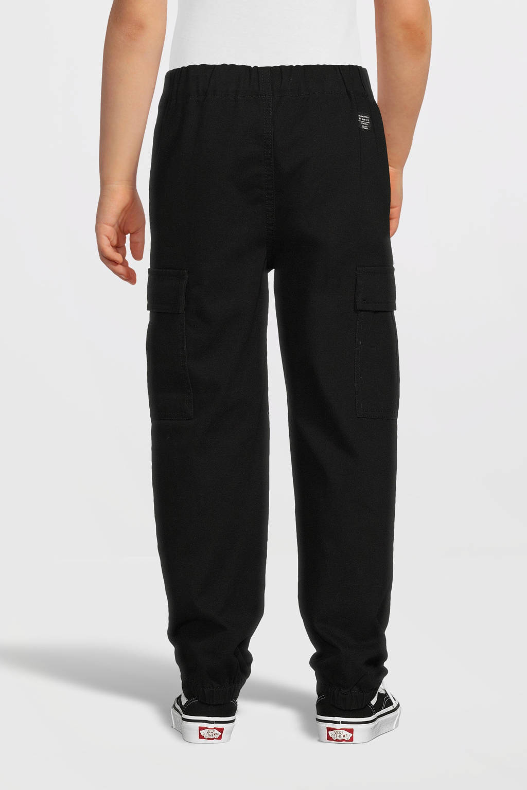 NAME IT tapered fit cargobroek NKMRYAN zwart