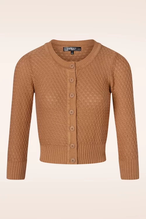 Mak Sweater Jennie vest in camel
