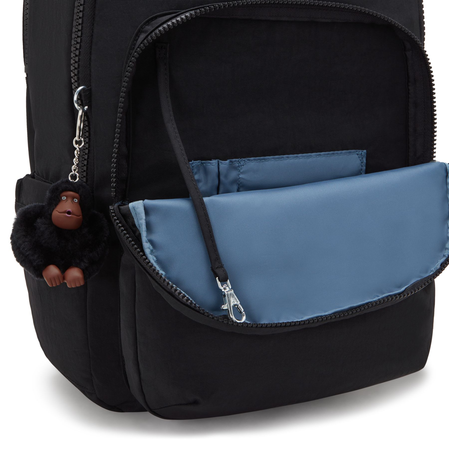 SEOUL LAP Grand sac à dos avec compartiment séparé pour ordinateur portable - True Black