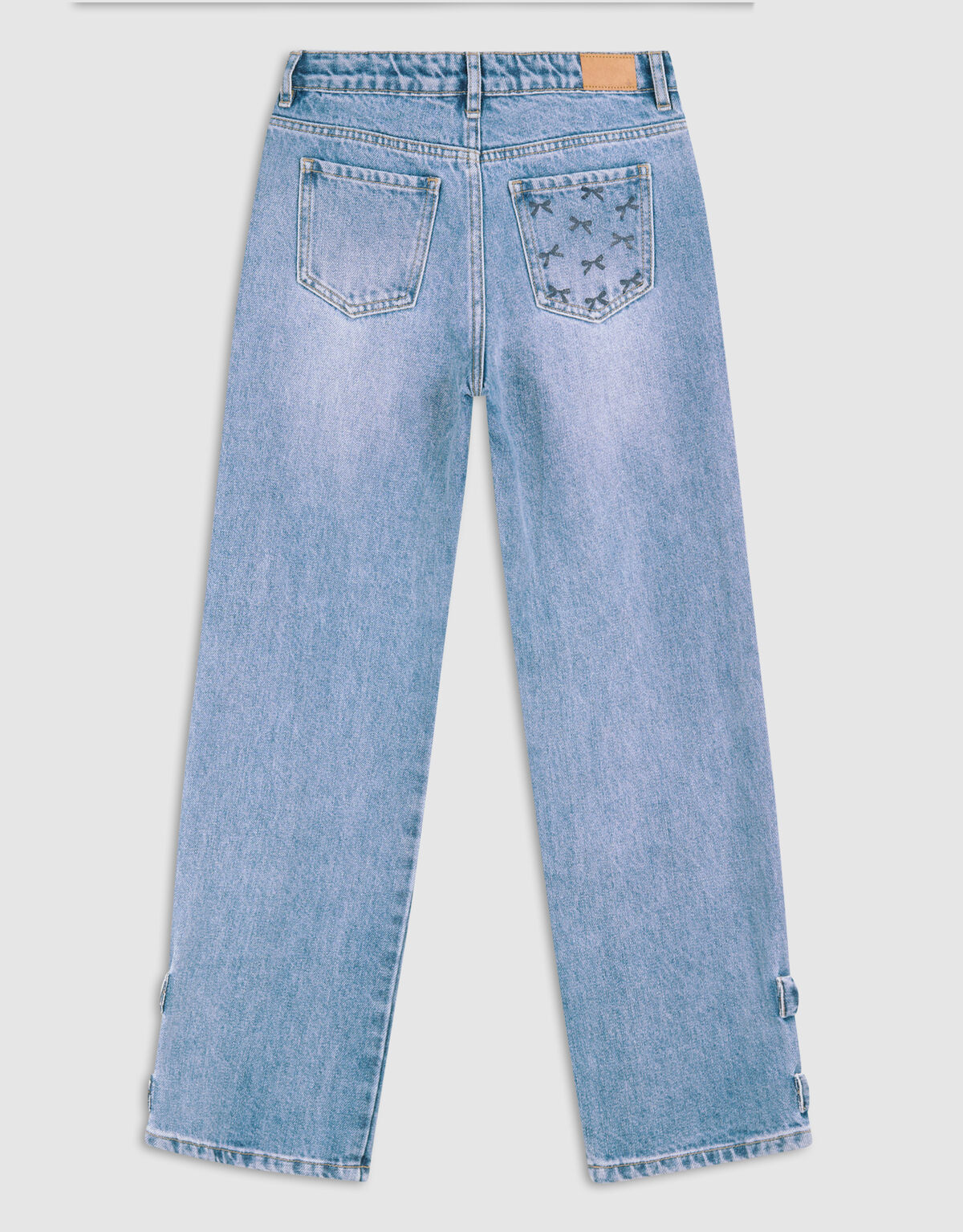 Strik Wide Leg Fit Jeans Blauw