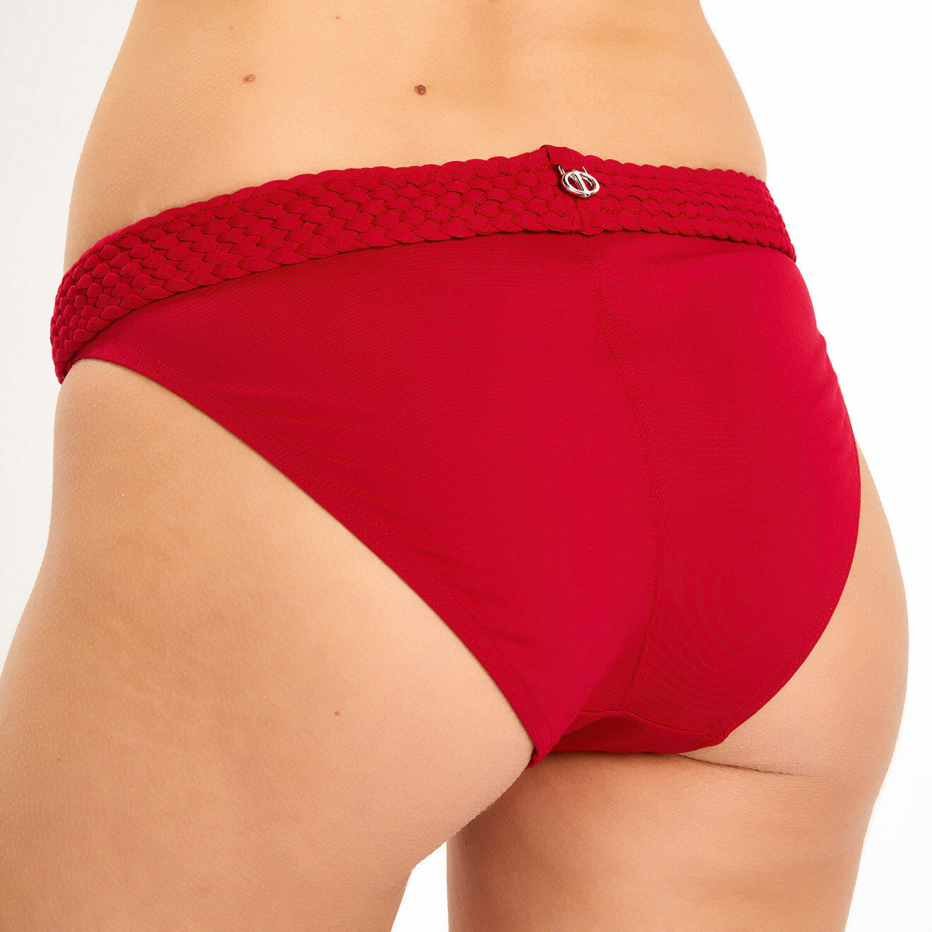 Iodus Bas de maillot de bain culotte Hegoa rouge foncé