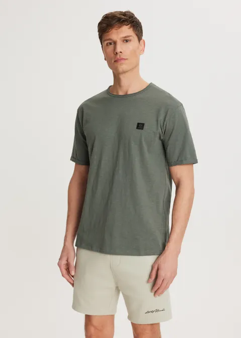 T-shirt met logo groen (GRN.O)