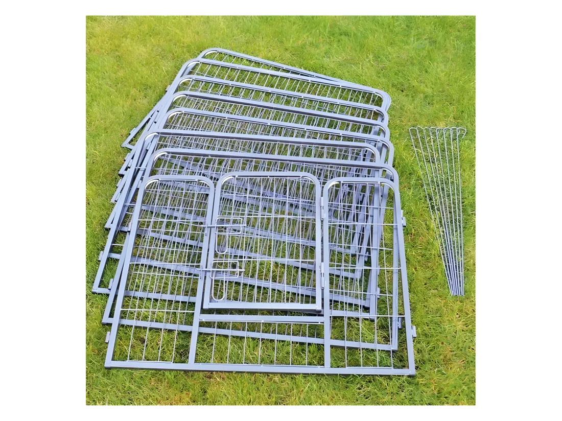 Parc enclos pour chiens grillage cage clôture intérieur et extérieur Hauteur 100cm modèle Dog run « L 482 »