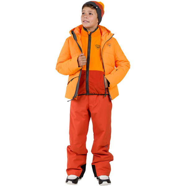 Veste polaire ROSSIGNOL JR STRAWPILE FLEECE FZ SUNBURST