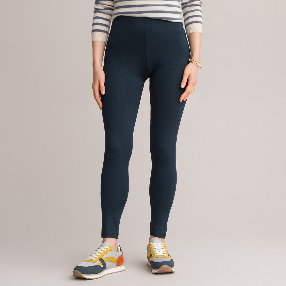 ANNE WEYBURN<br>Leggings, malha elástica