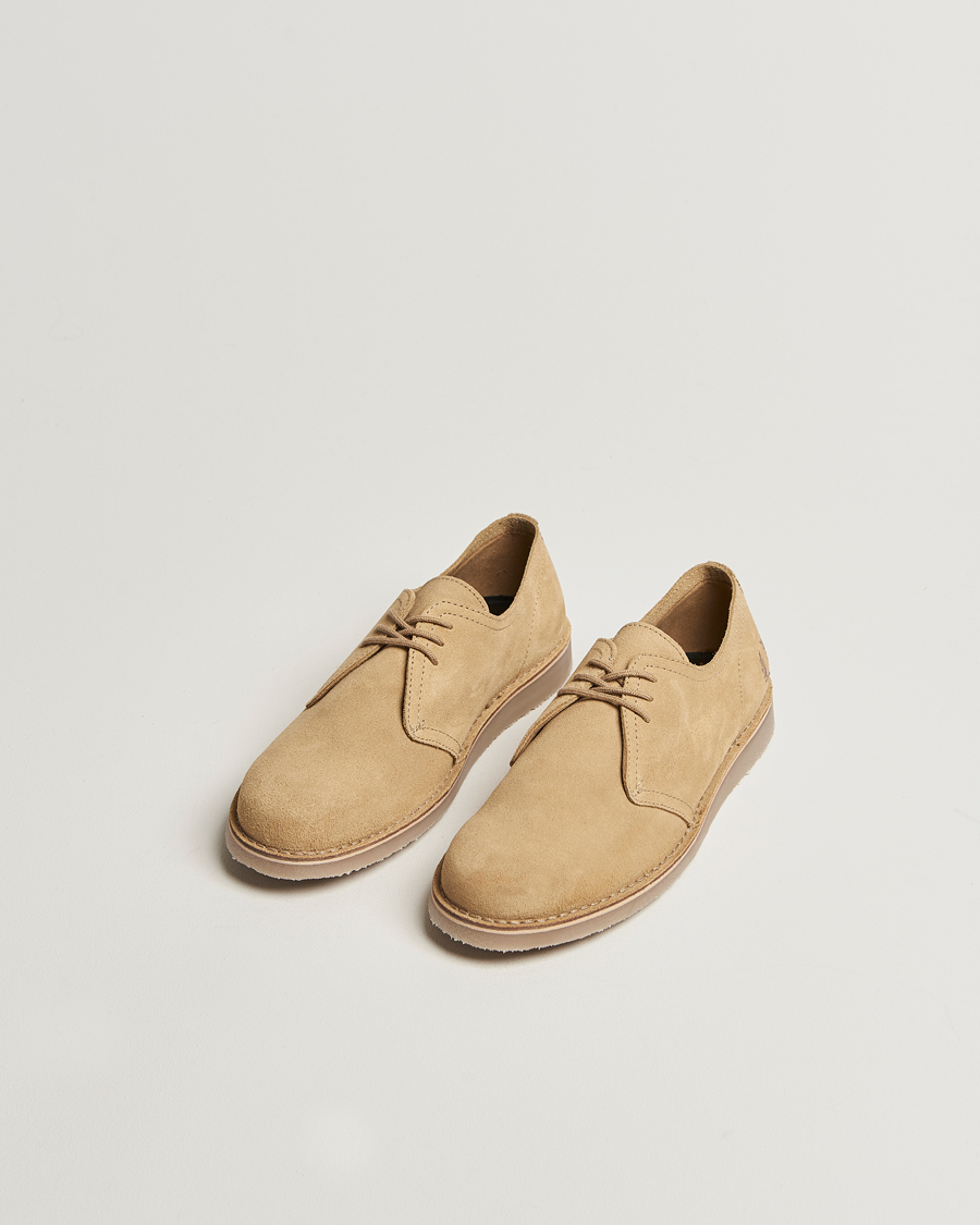 Fred Perry Linden Suede Derby Warm Stone