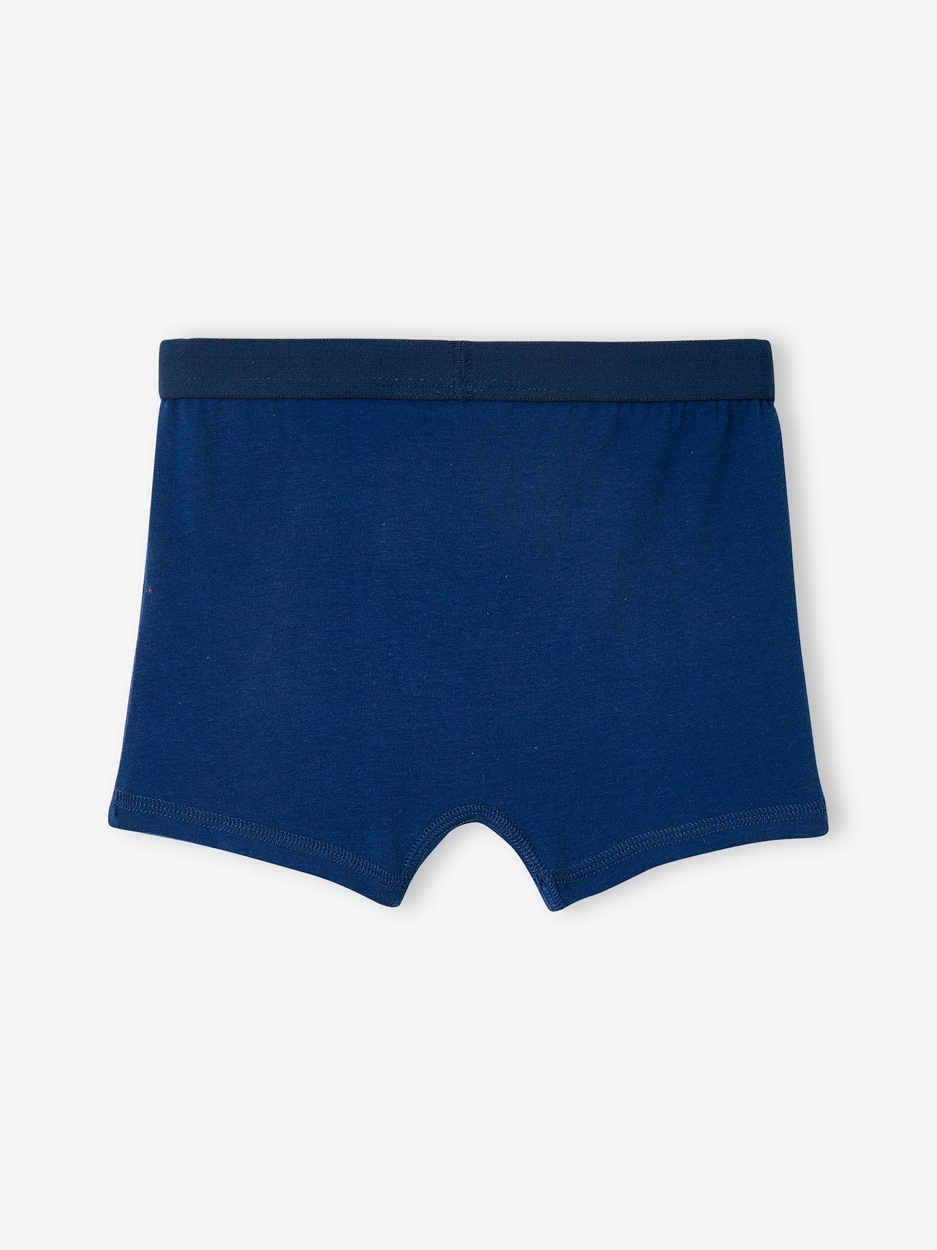 Pacote com 3 cuecas boxer lisas azul-escuras do Homem-Aranha da Marvel®