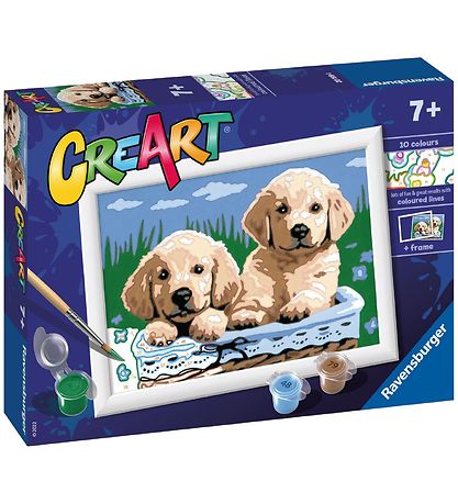 Ravensburger CreArt Males?t - Cute Puppies
