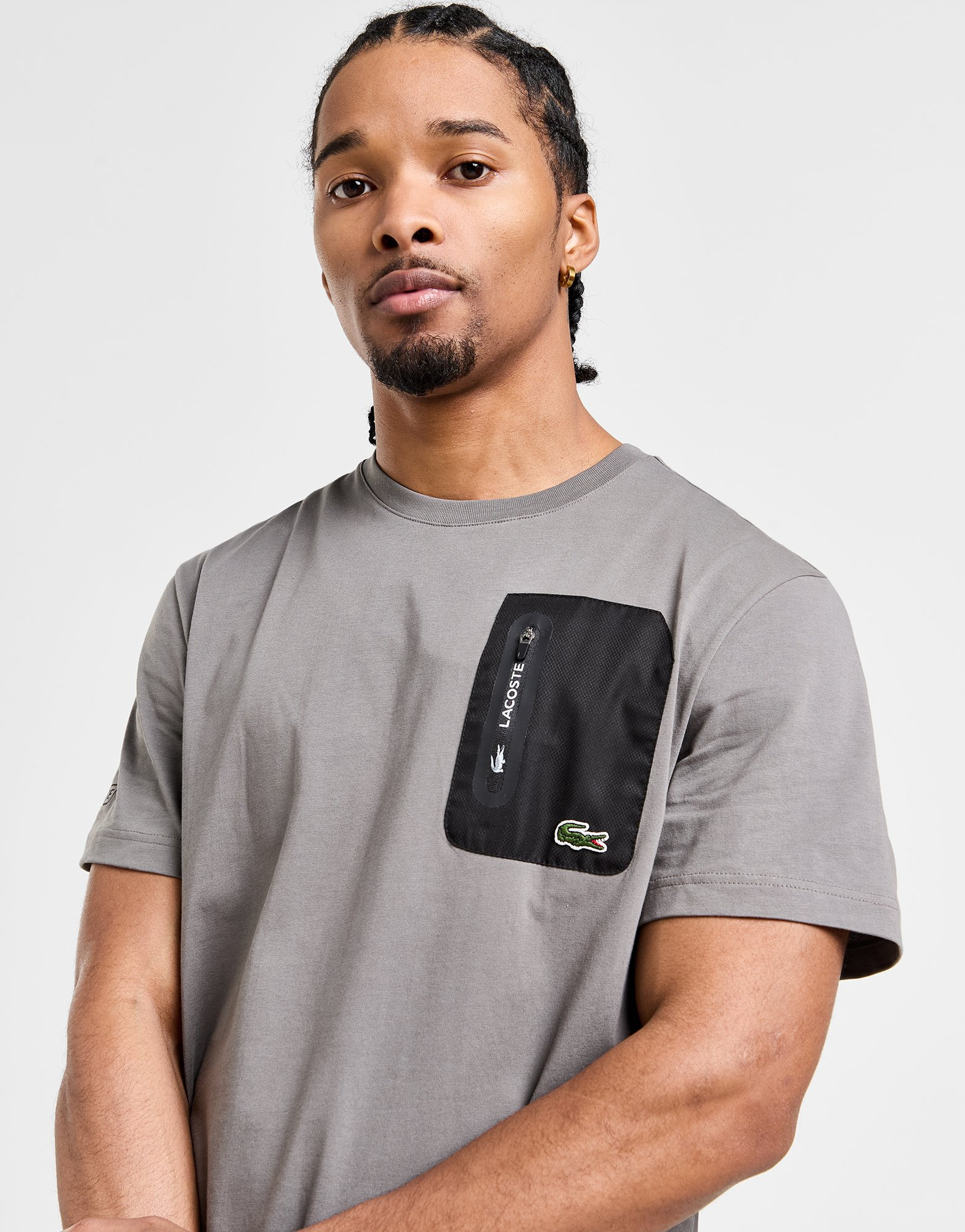 Lacoste T-shirt Woven Pocket Homme