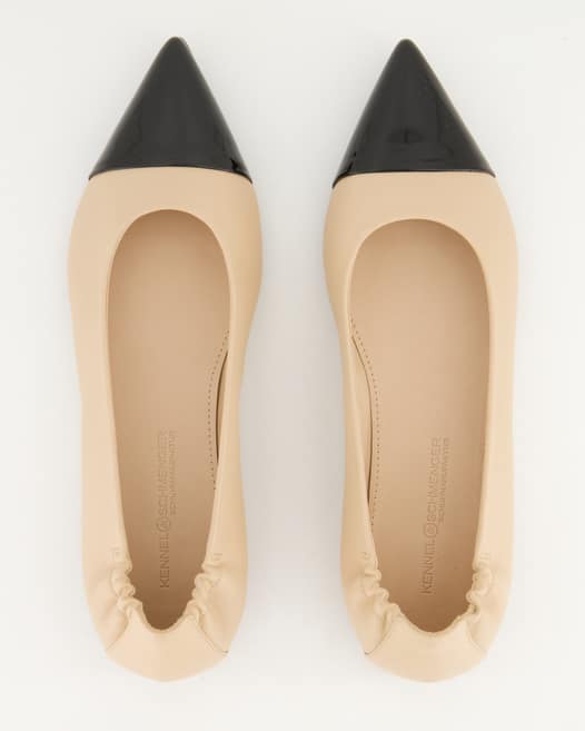 Kennel & Schmenger Greta Ballerinas in Beige