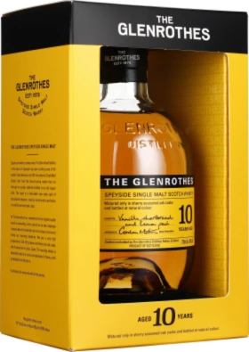 THE GLENROTHES 10 YEARS SINGLE MALT 70CL