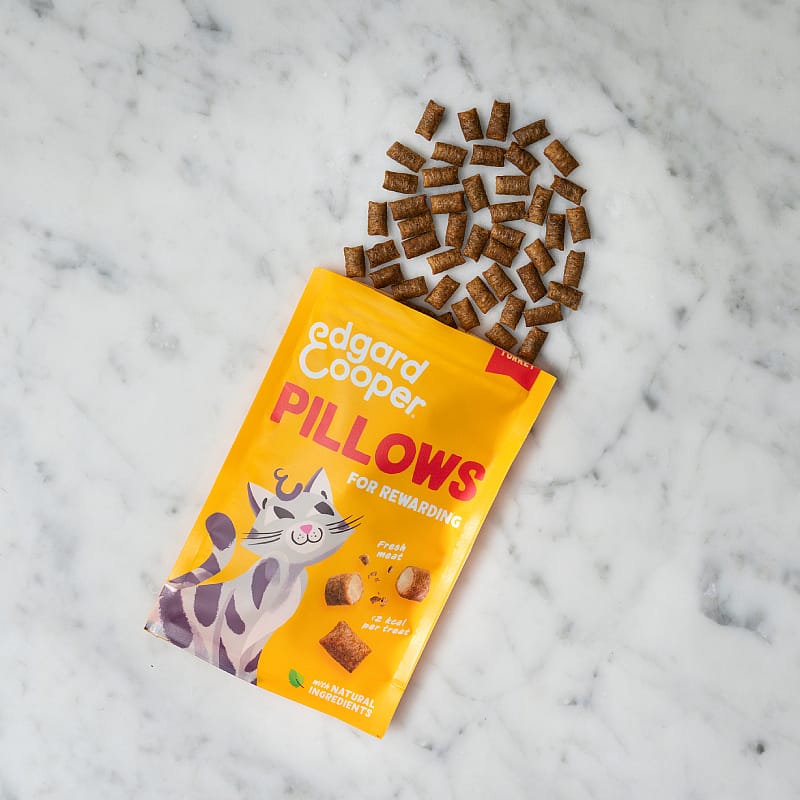 Edgard & Cooper Pillows Kattensnacks 60 gram | Kalkoen | 15460.3