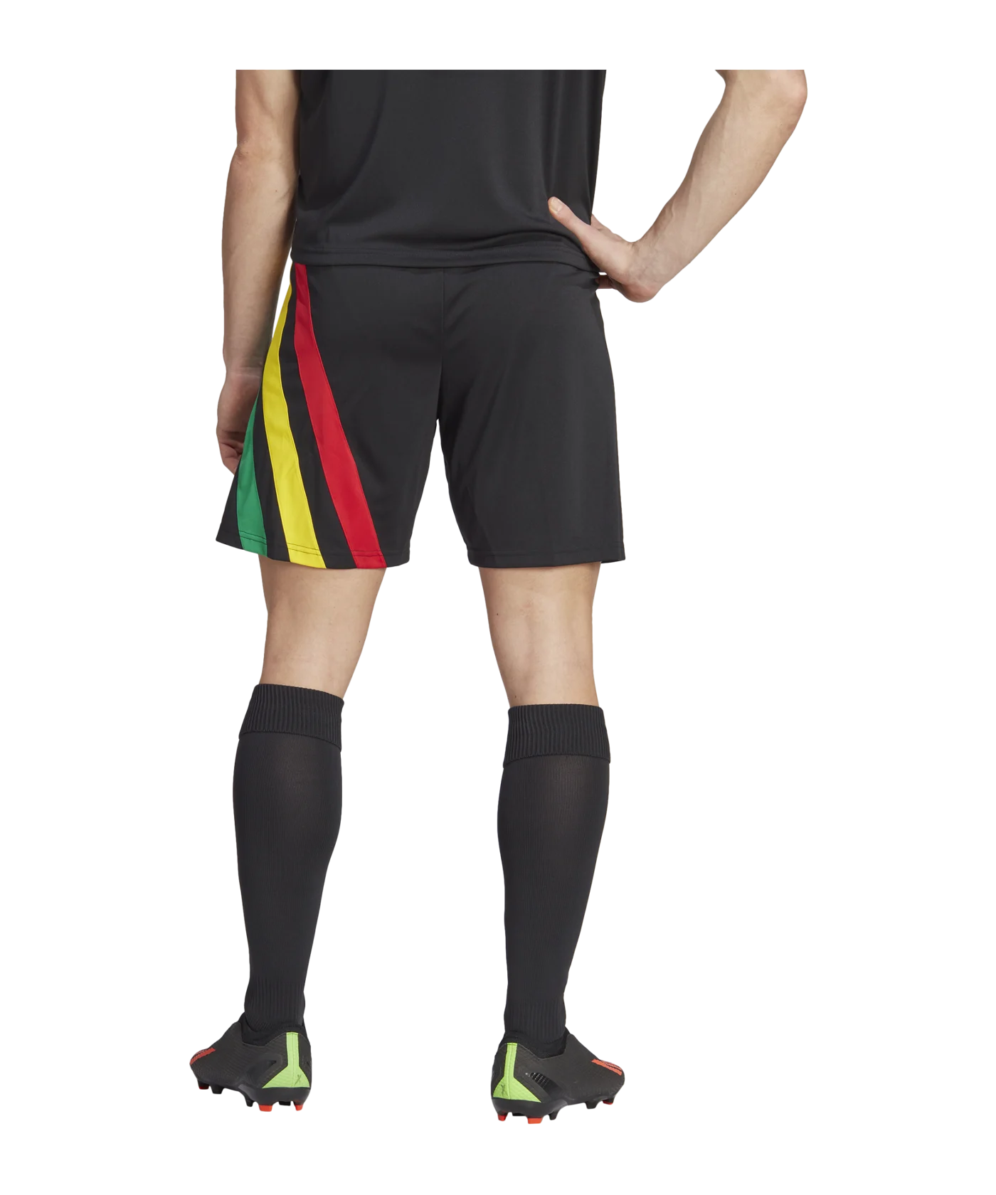 adidas Fortore 23 Short Schwarz Rot Gelb