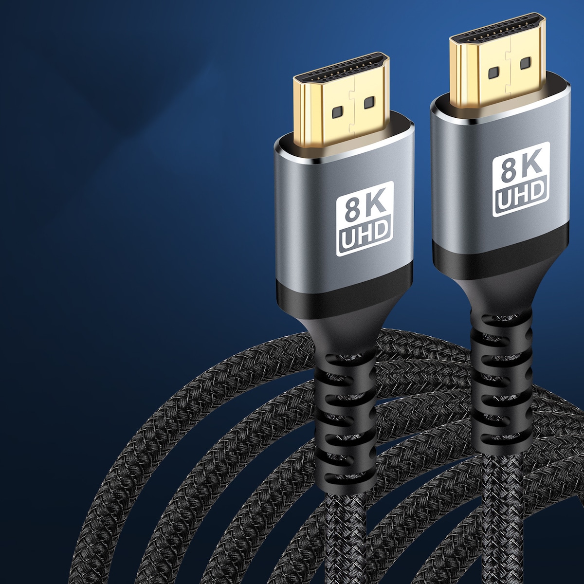 2.1 HDMI-kabel 8K ved 60Hz / 4K ved 120Hz Flerfarget 5 m