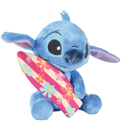 Disney Kuscheltier - Stitch m. Surfbrett - 25 cm