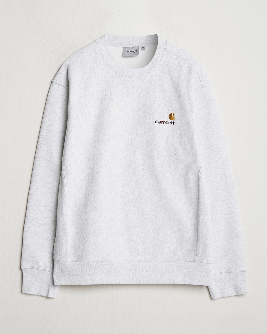 Carhartt WIP American Script Sweatshirt Ash Heather