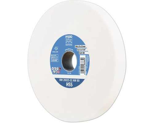 Slijpschijf PFERD Ø 200x25 mm Asgat-Ø 32 mm A K80
