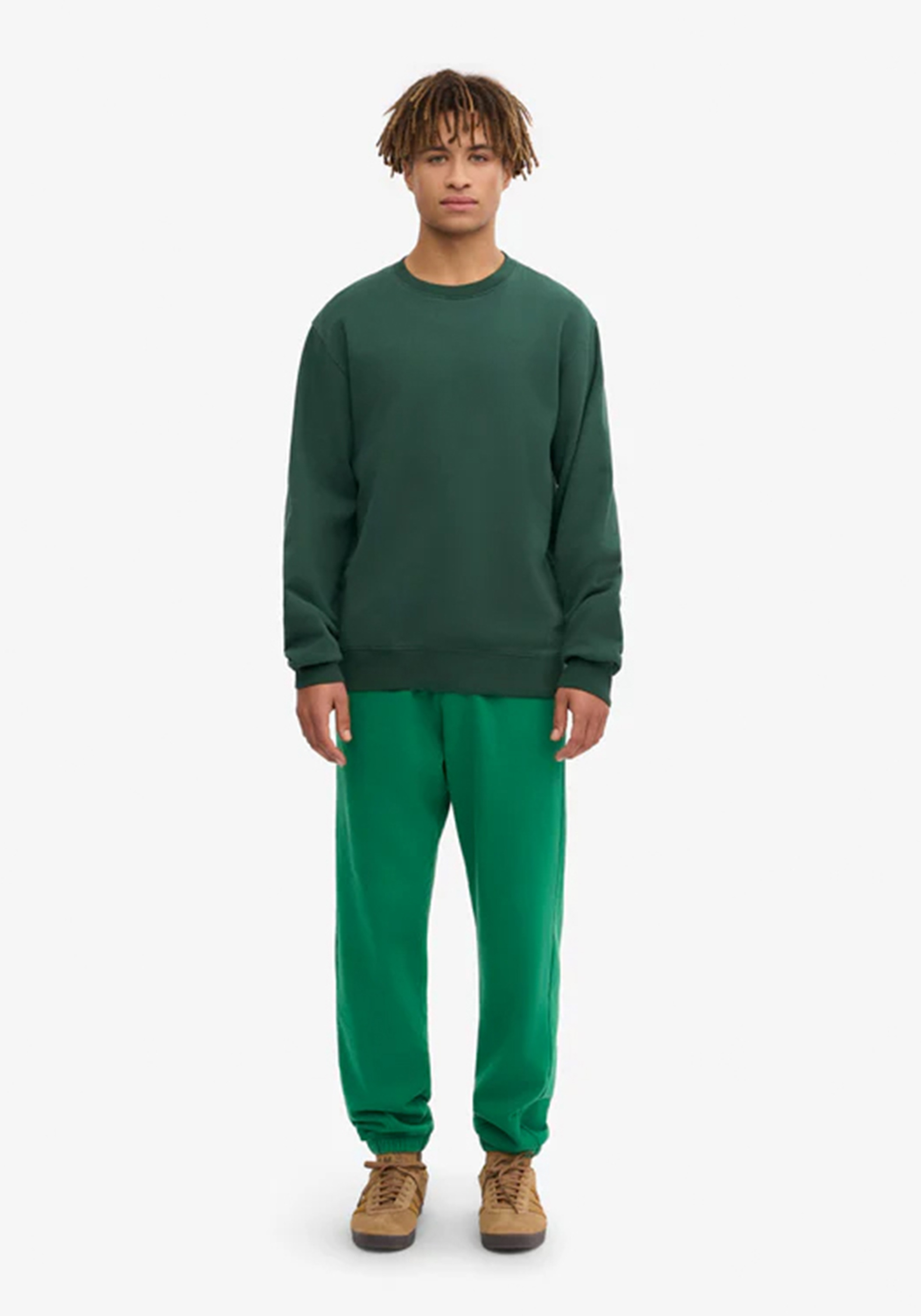 Colorful Standard Herren-Sweatshirt Emerald Green