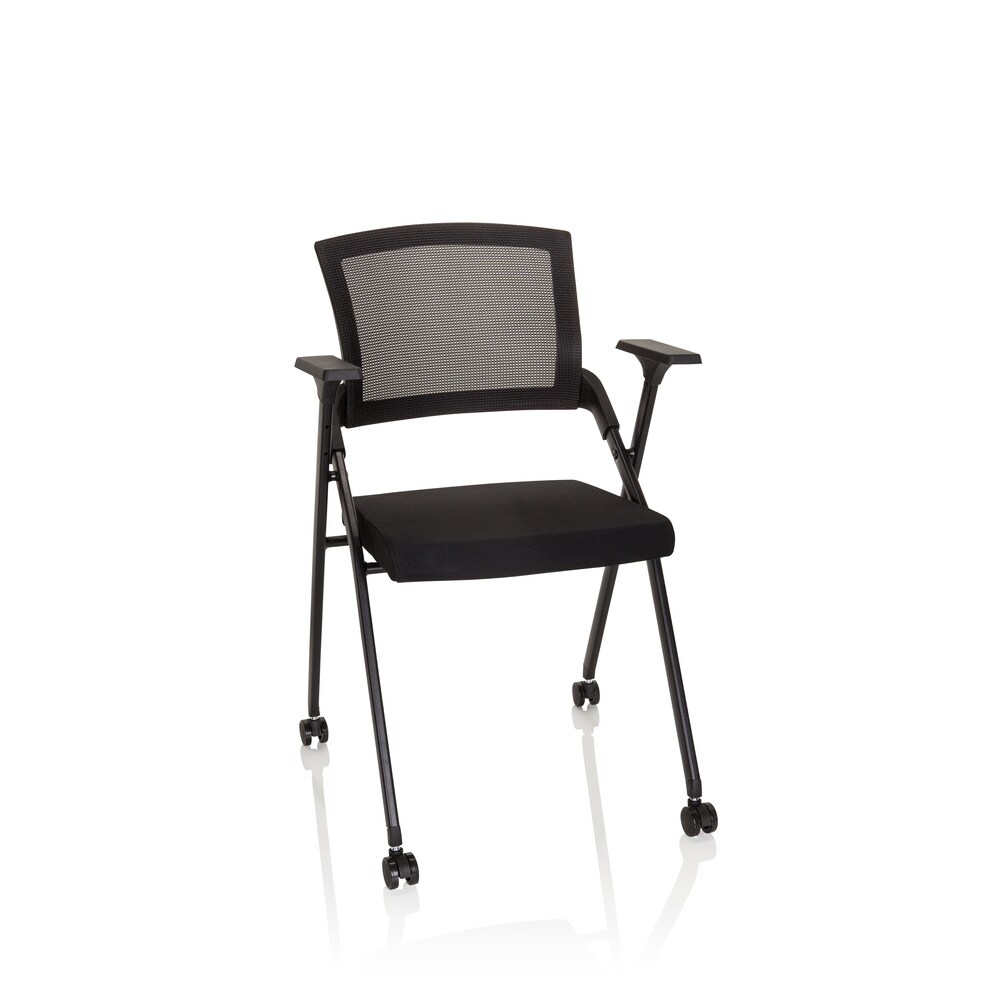 Klappstuhl PRIORITY II Stoff/Netzstoff mit Armlehnen hjh OFFICE