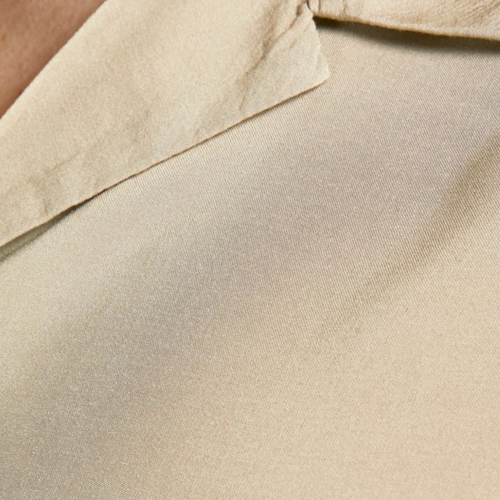 Jack & Jones - 12231077 JWHTROPIC RESORT SHIRT S/S RELAX S23 CROCKERY Beige