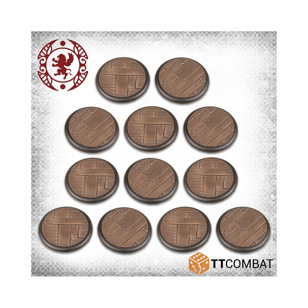 Carnevale - 40mm Wooden Plank Bases