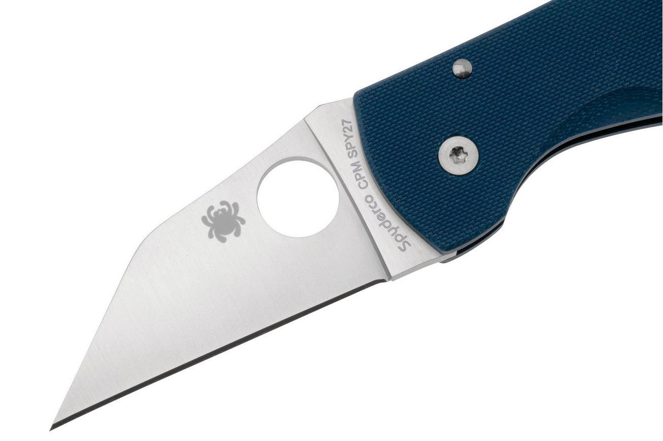 Spyderco MicroJimbo CPM SPY27 C264GPCBL Cobalt Blue G10, zakmes, Michael Janich design