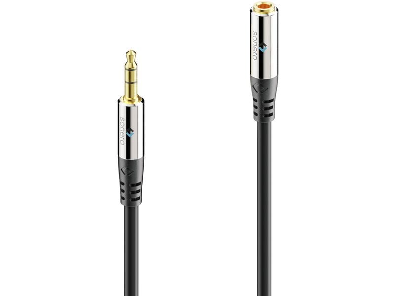sonero Audio-Kabel 3.5 mm Klinke - 3.5 mm Klinke 3 m Stereo-Audio-Verlängerungskabel