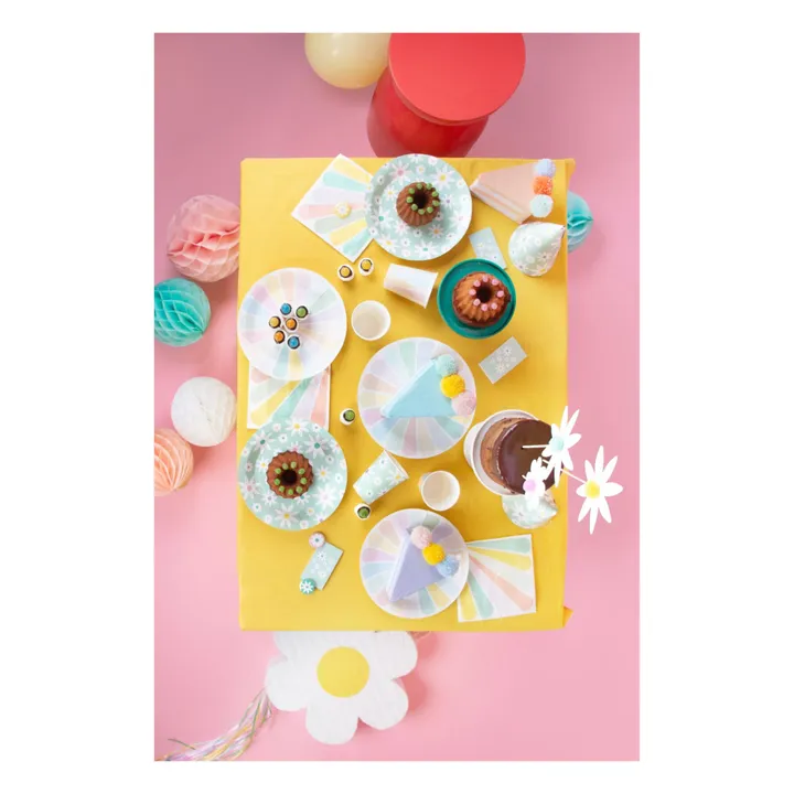 My Little Day Gobelets en carton Pastel - Lot de 8