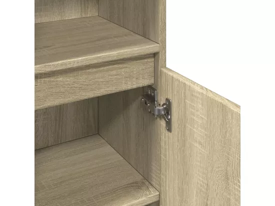 Armoire salle de bain chêne sonoma 30x30x100 cm