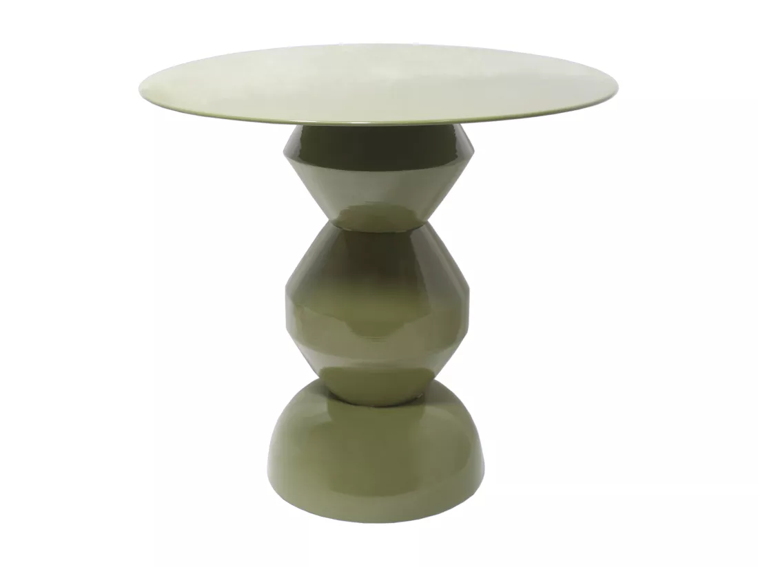 Table d'appoint en métal - Kaki - SUPITA
