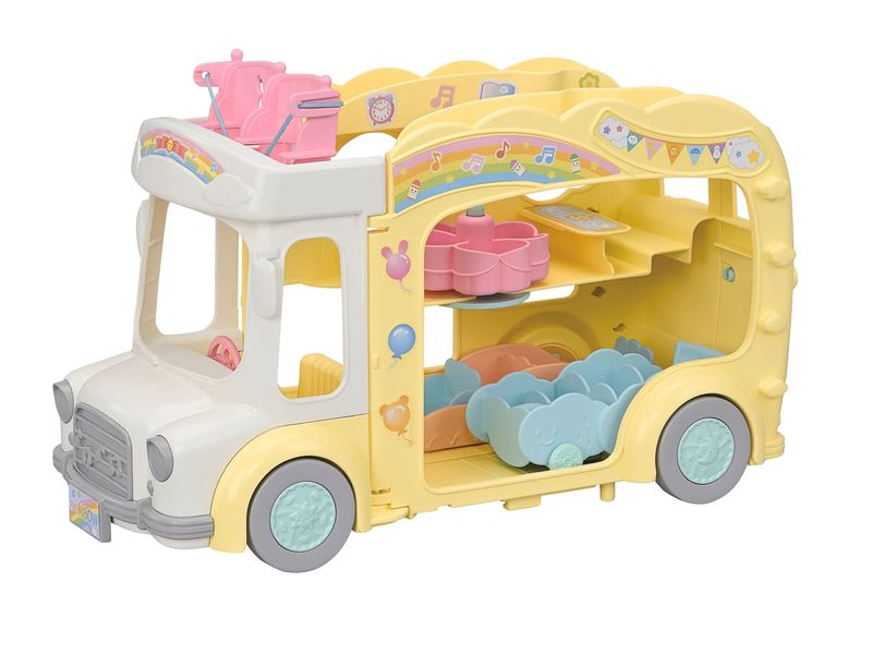 Sylvanian Families Sylvanian Families Bus Regenbogen Erlebn Spiel-Set