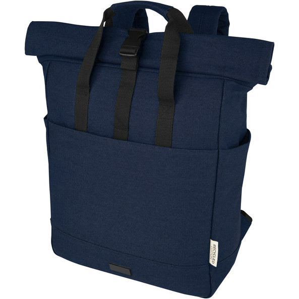 EgotierPro 120678 - Sac à Dos Rolltop Écologique 15L pour Ordinateur