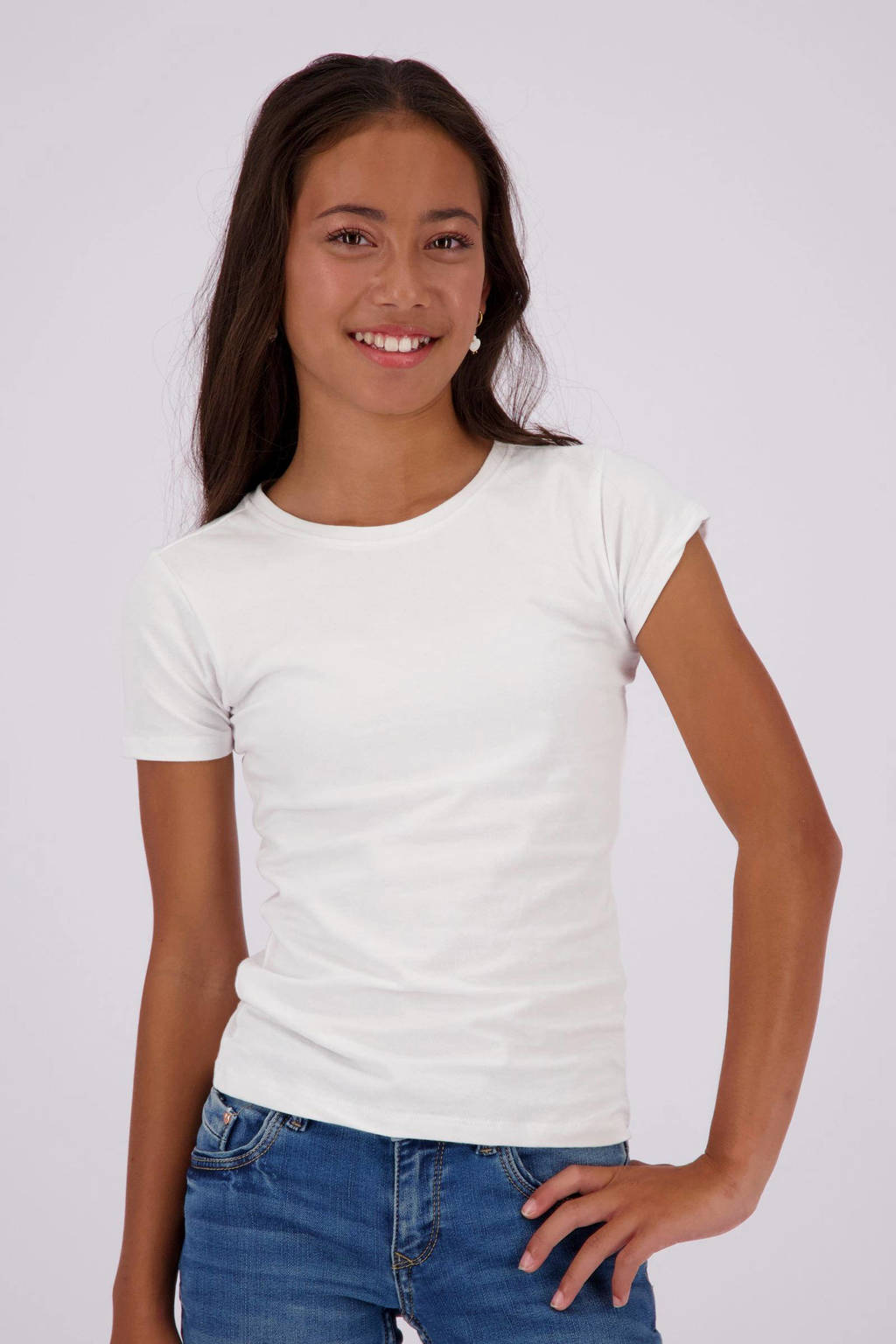 Vingino T-shirt - set van 2 roze/wit