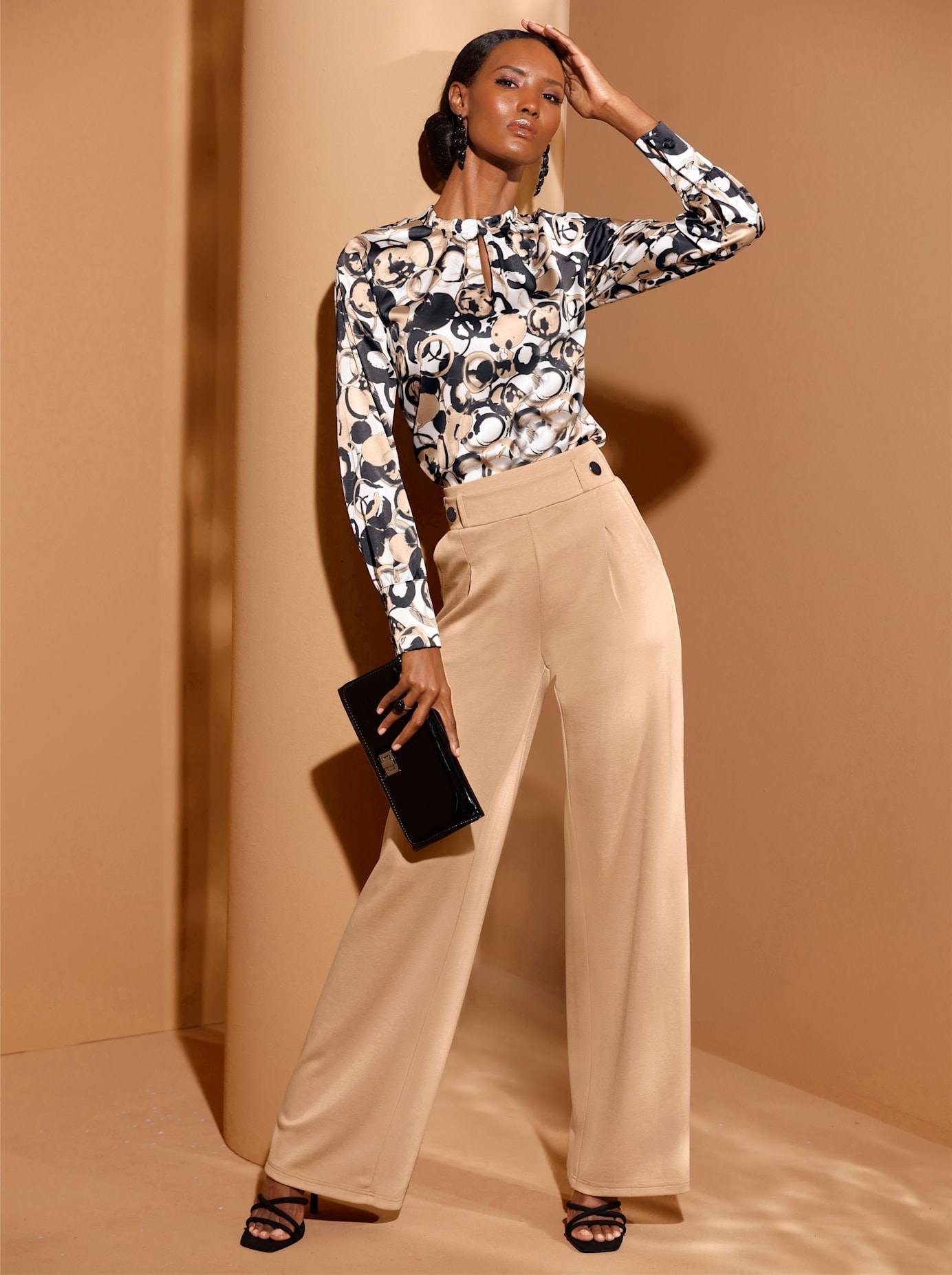 creation L Satinbluse