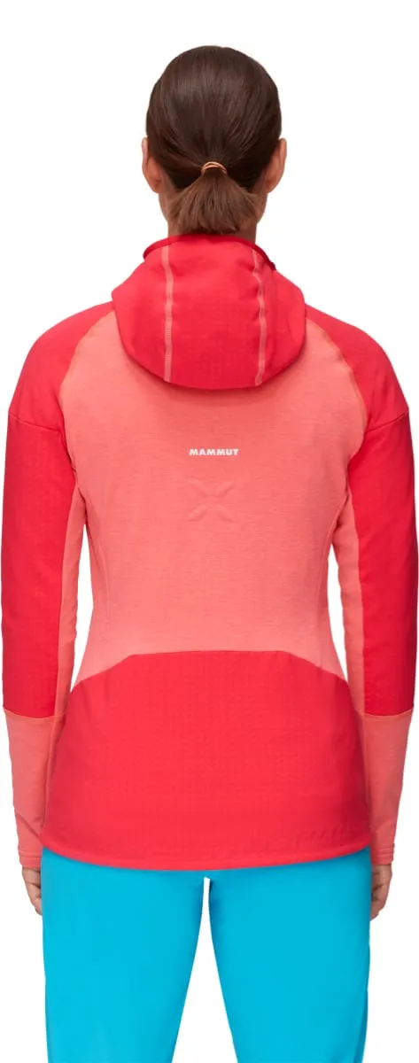 Mammut Eiswand Advanced Ml Hooded Jacket Women Barberry/Azalea