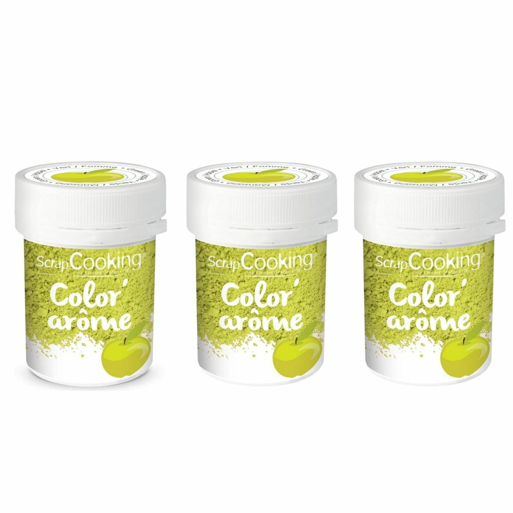 Colorant alimentaire vert arôme pomme 30 g