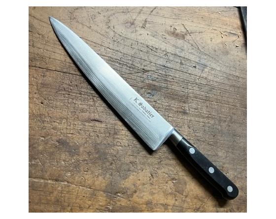 Cuisine 25 cm- Ancienne Forge - Manche Plastique - Carbone Ref 346 Couteaux de cuisine professionnel