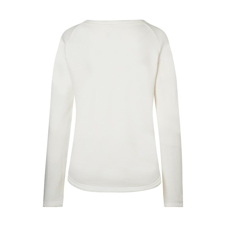 Super.natural Knit Crew Pullover Women Fresh White