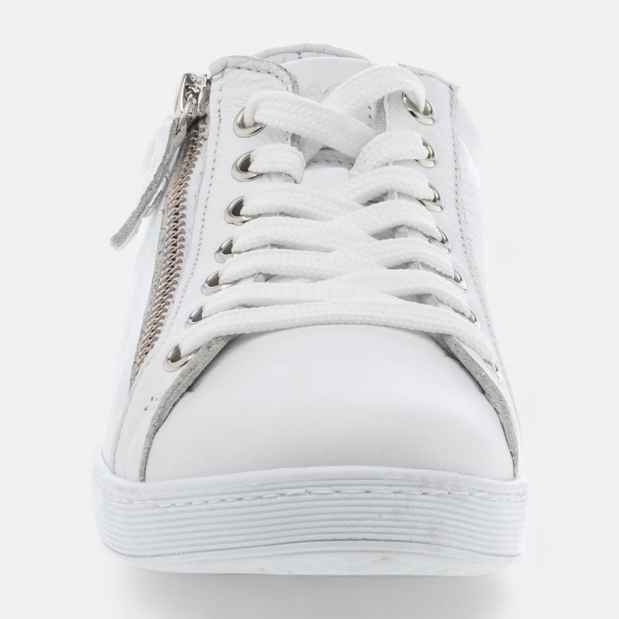 Baskets basses Femme en cuir blanc