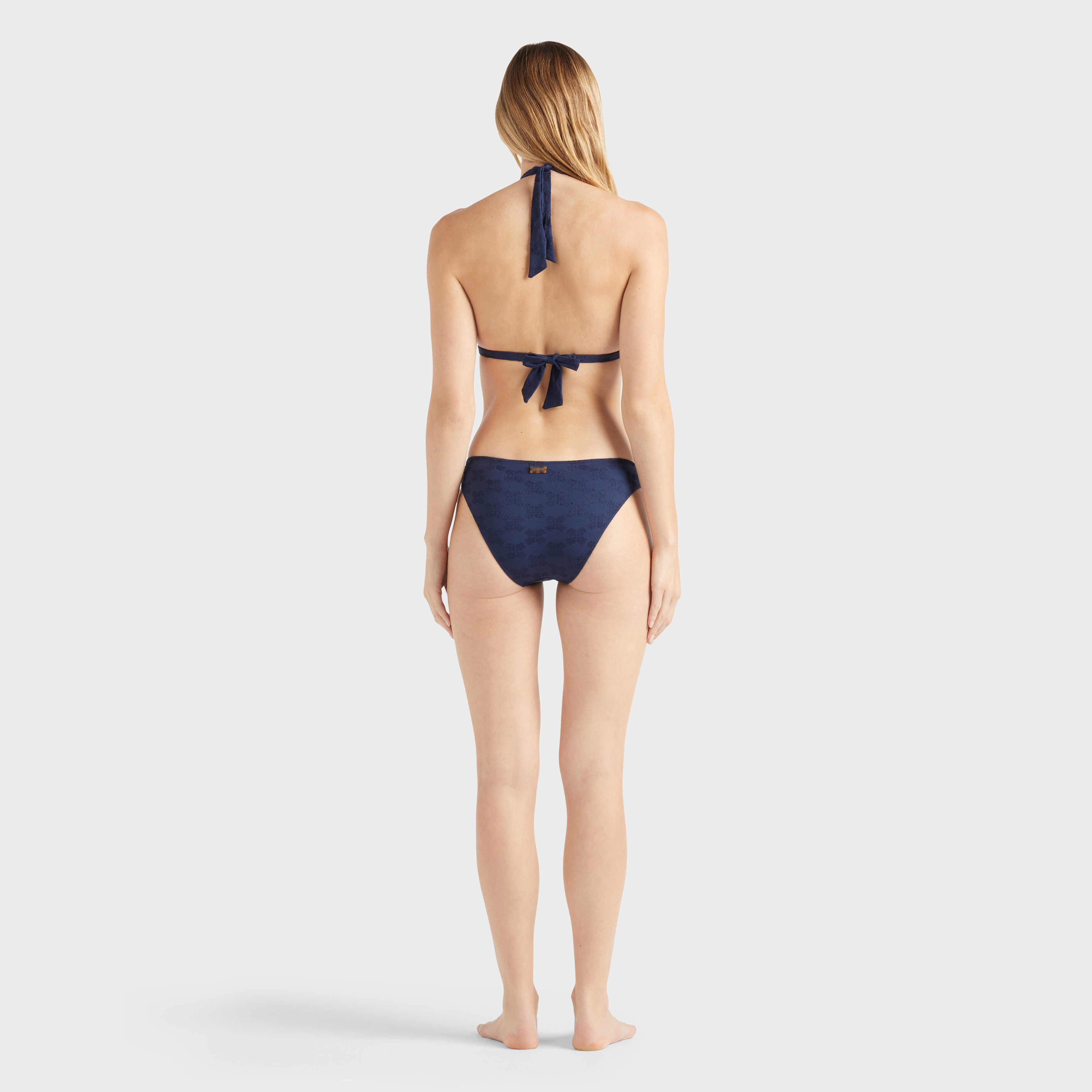 Women Turtle Monogram Bikini Look