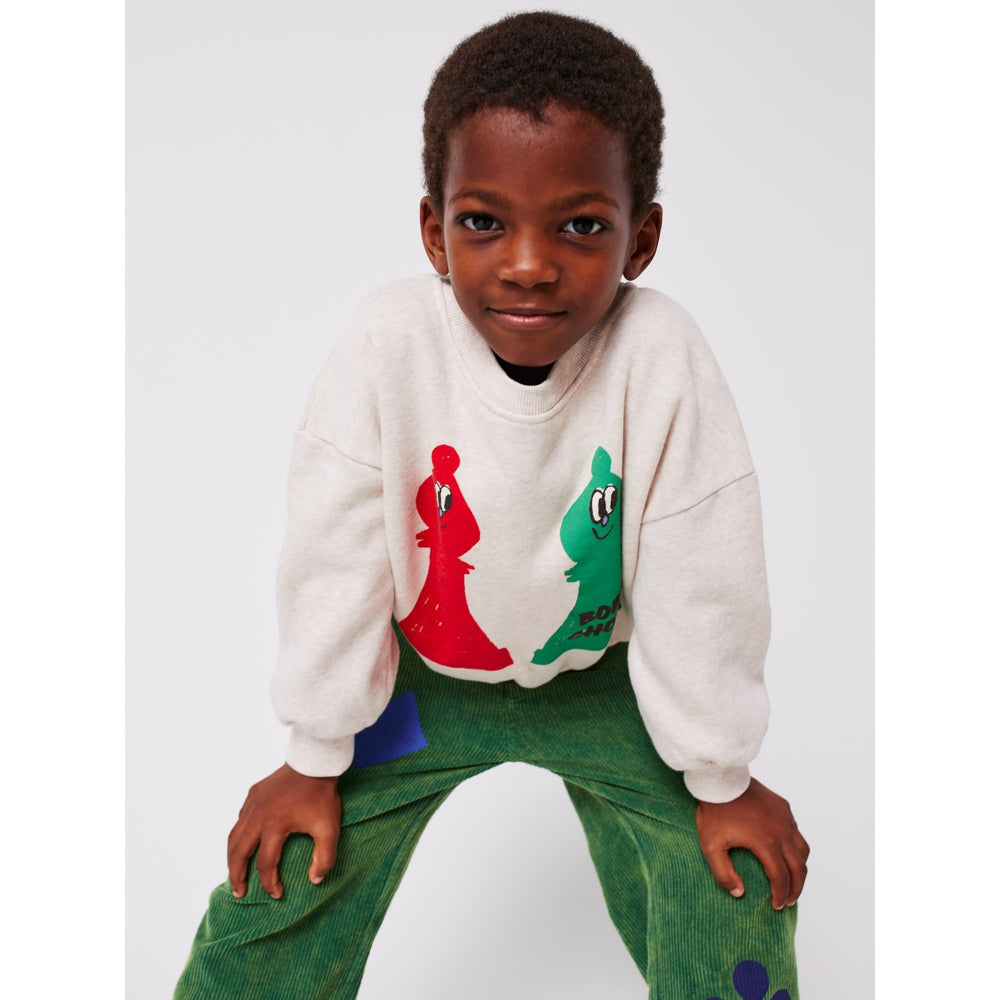 Køb Bobo Choses Offwhite Checkmate Sweatshirt
