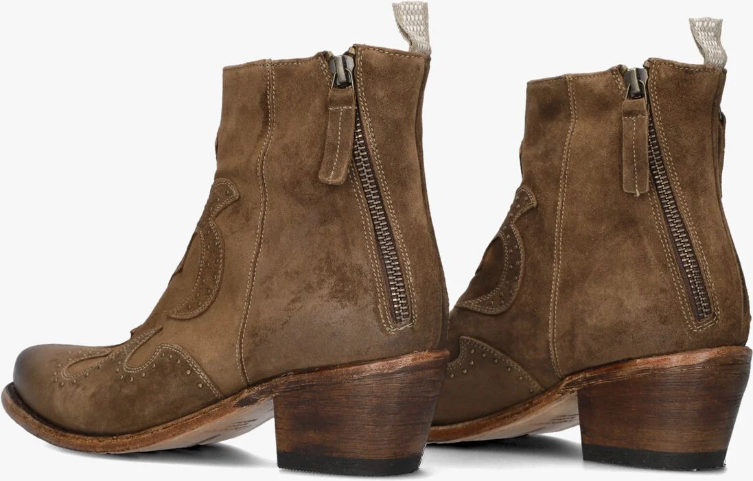 CORDWAINER taupe cordwainer enkellaarsjes 43515