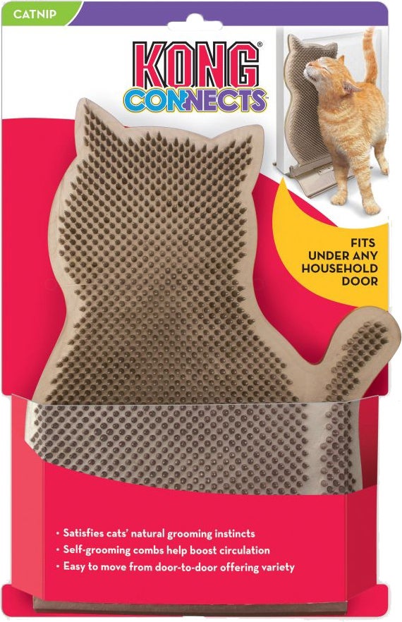 Kong kattenspeelgoed Connects Kitty Comber beige 23 x 7 x 37 cm