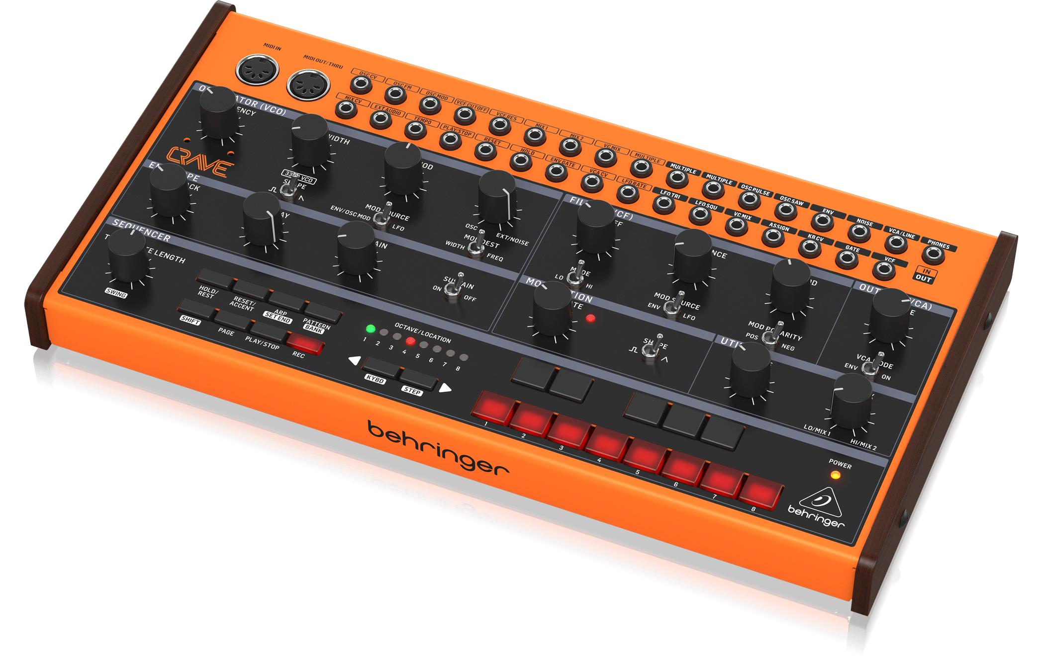 Synthesizer Crave<br>Semimodularer analoger Synthesizer