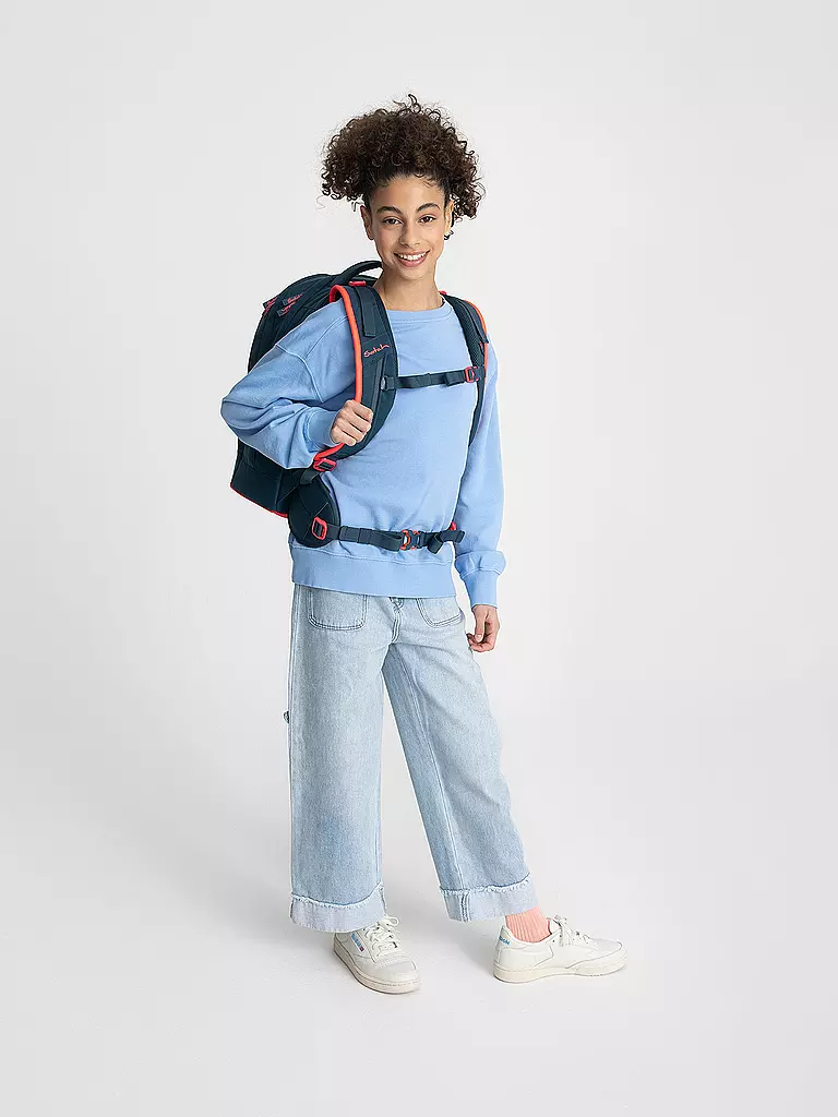 SATCH Schulrucksack Pack - Pink Phantom dunkelblau