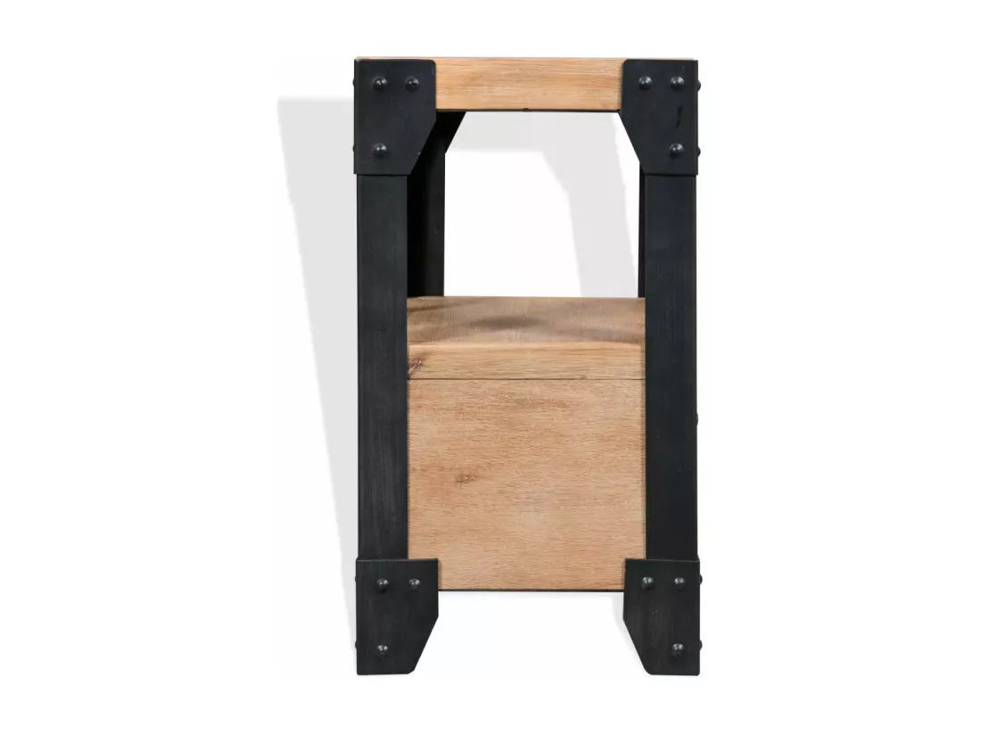 Table de nuit chevet marron 40 x 30 x 54 cm 1402125