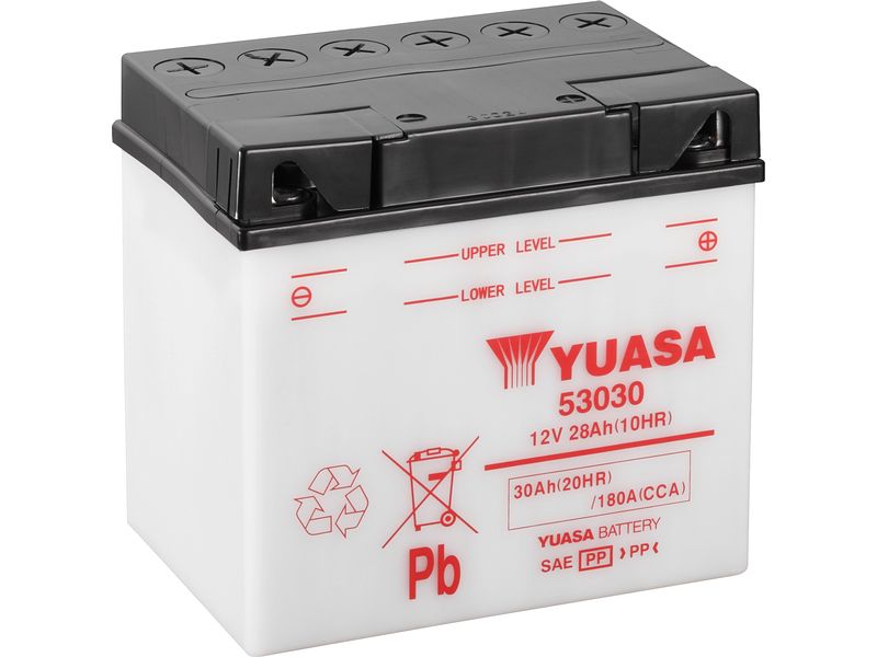 YUASA Motorradbatterie Yumicron 12V/30Ah/180A Blei (Pb) Starterbatterie