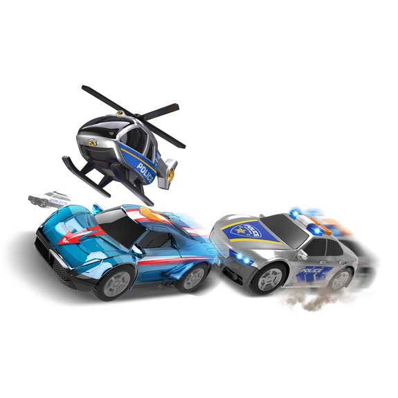 Set de 3 véhicules de police
